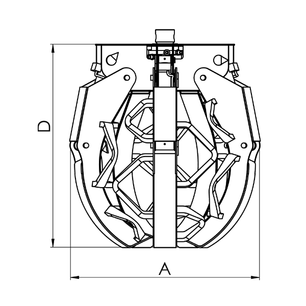 Wood Polyp Grapple- PLY-W