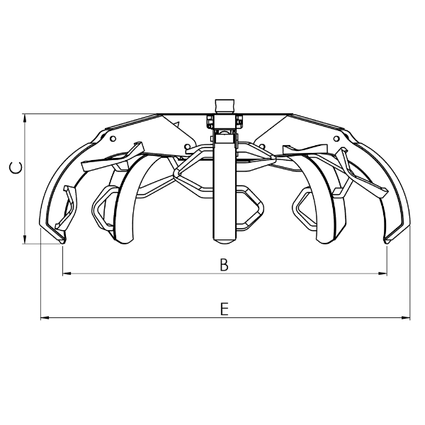Wood Polyp Grapple- PLY-W