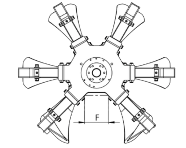Asymmetrical Truck Crane Polyp Grapple- PLY-Z