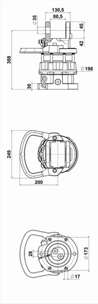 7.7 Ton Ferrari Hydraulic Rotator- FR85 SXF